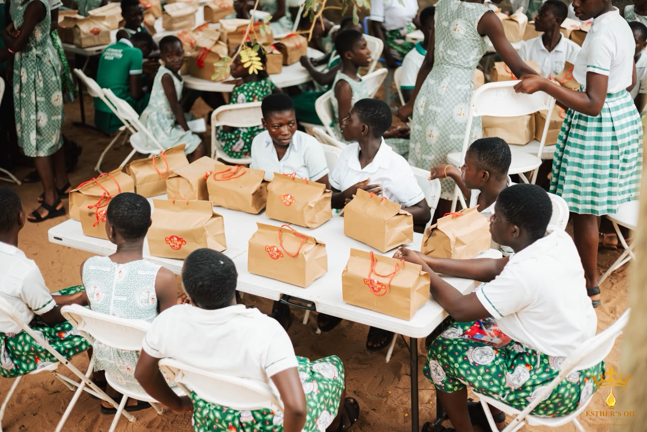 Esther's Oil Initiative outreach at Mother Teresa School for Girls, Senya Breku - photo 3