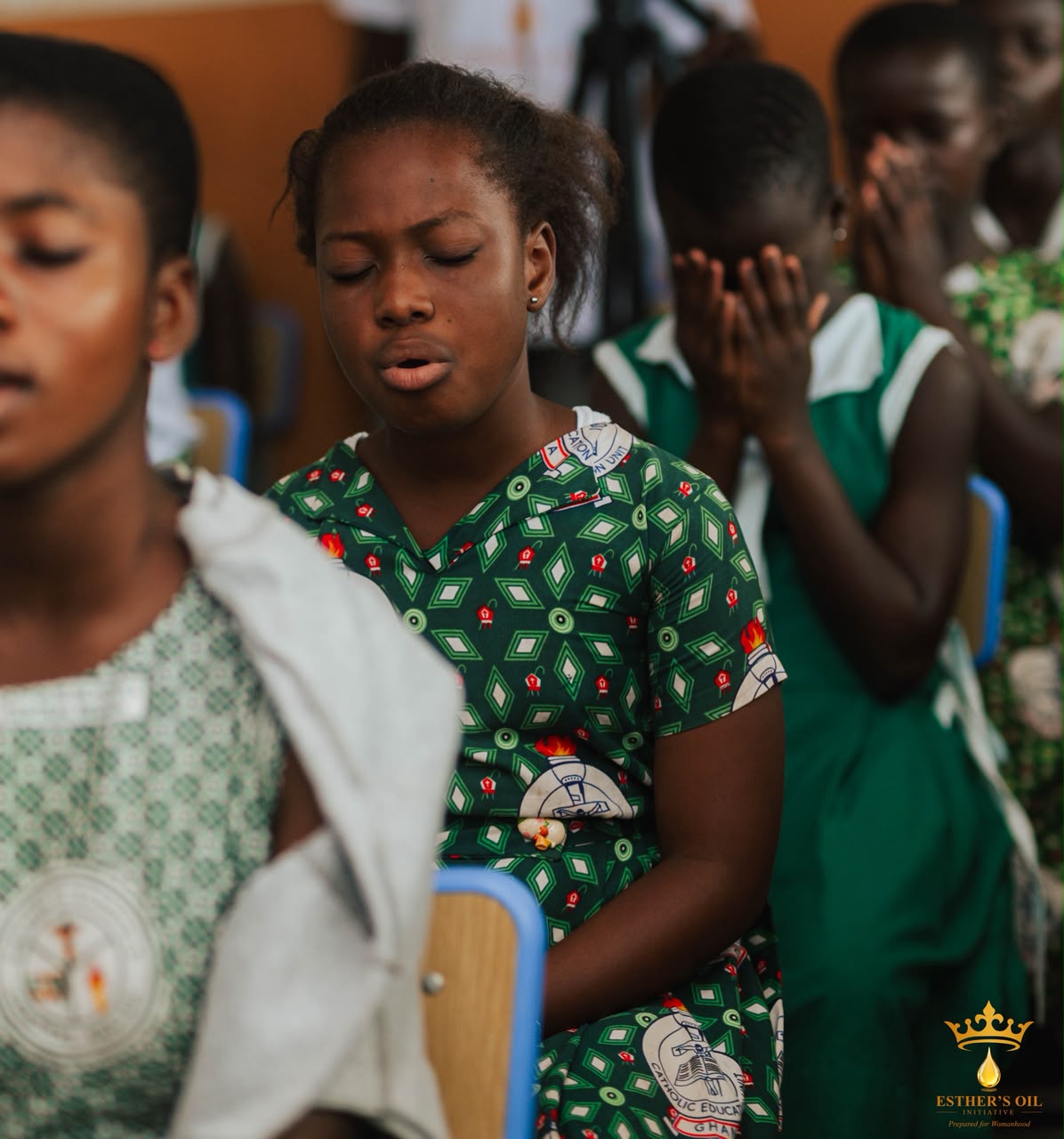 Esther's Oil Initiative outreach at Mother Teresa School for Girls, Senya Breku - photo 5
