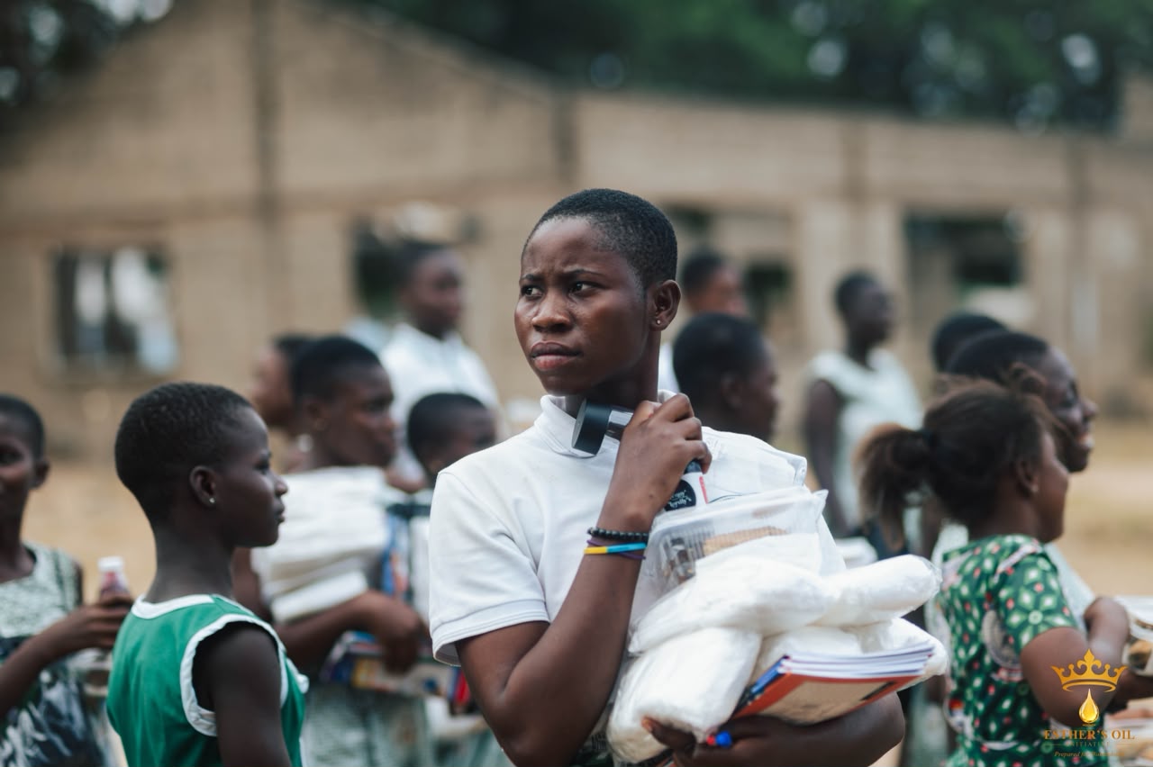 Esther's Oil Initiative outreach at Mother Teresa School for Girls, Senya Breku - photo 13