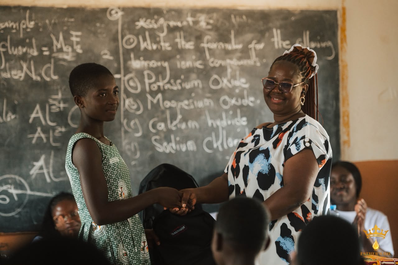 Esther's Oil Initiative outreach at Mother Teresa School for Girls, Senya Breku - photo 15