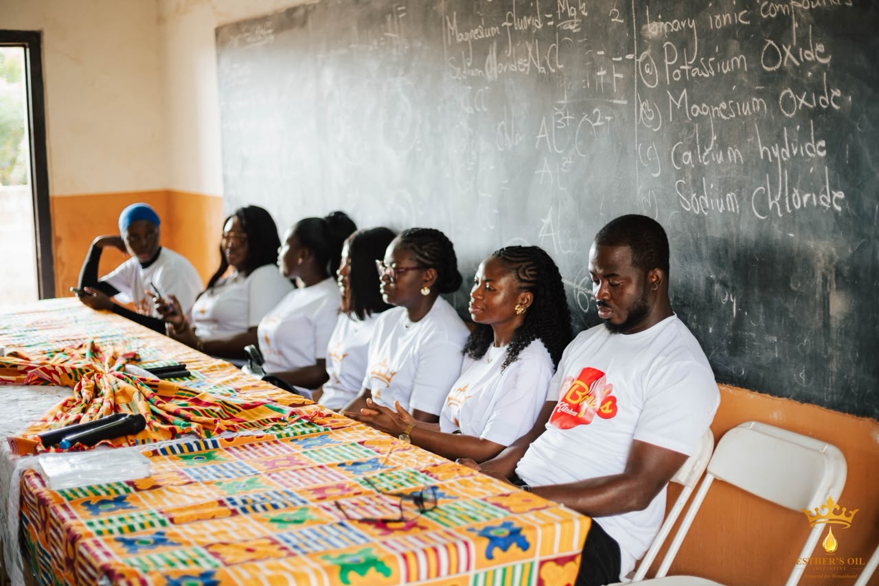 Esther's Oil Initiative outreach at Mother Teresa School for Girls, Senya Breku - photo 16