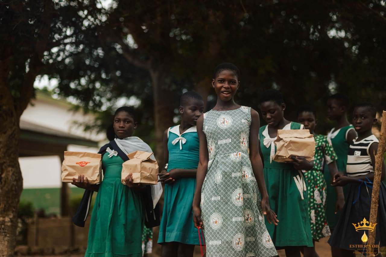 Esther's Oil Initiative outreach at Mother Teresa School for Girls, Senya Breku - photo 17