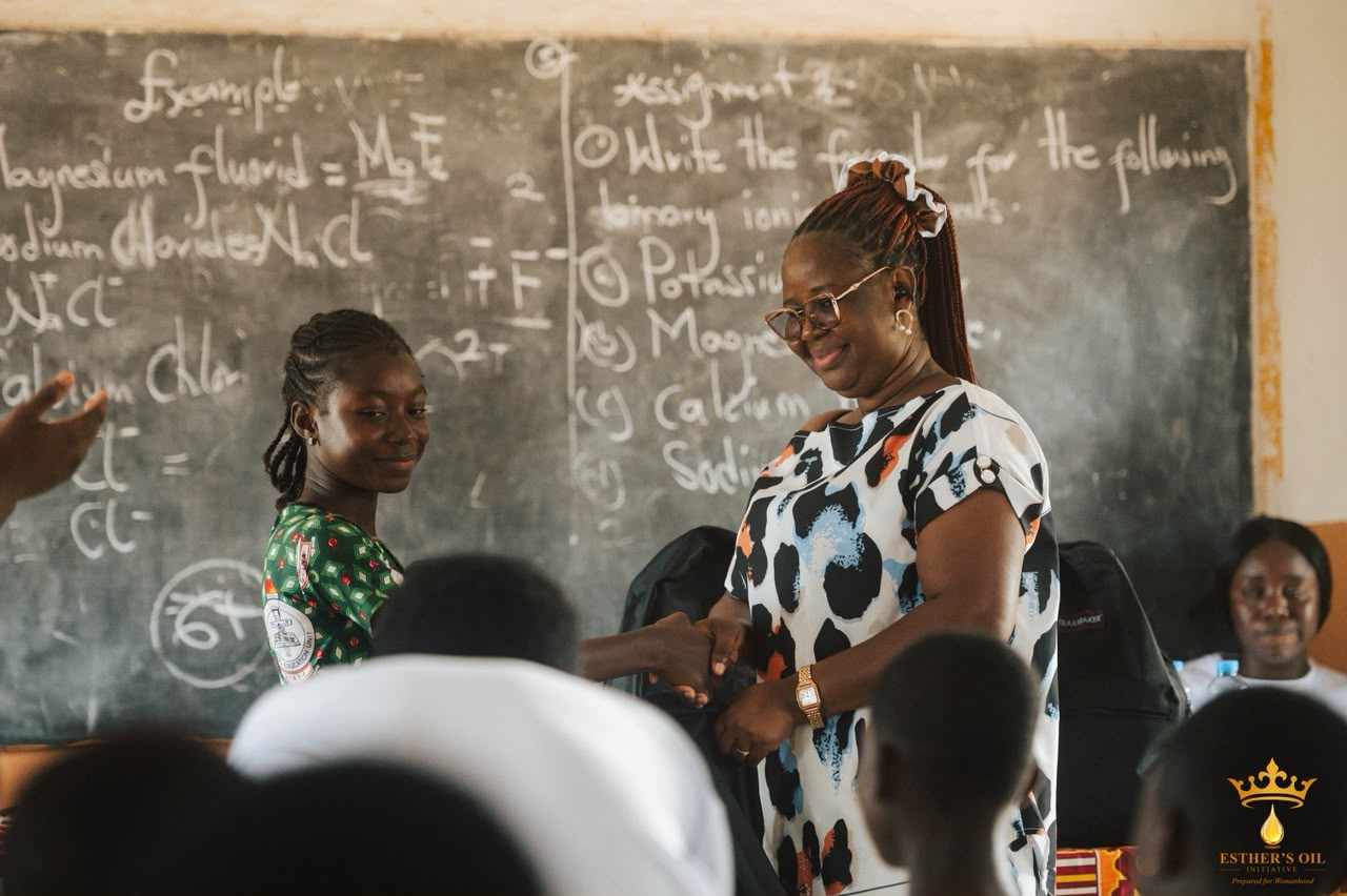 Esther's Oil Initiative outreach at Mother Teresa School for Girls, Senya Breku - photo 18