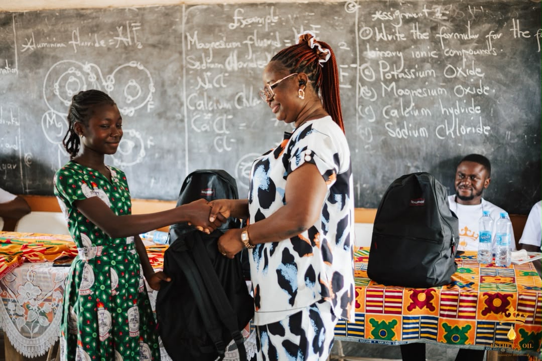 Esther's Oil Initiative outreach at Mother Teresa School for Girls, Senya Breku - photo 24